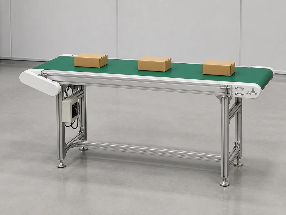 Packaging conveyor used to move products between production stations